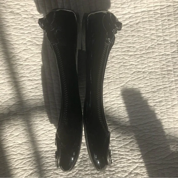 Tory Burch Patent Leather Reva Flat - Picture 4 of 8